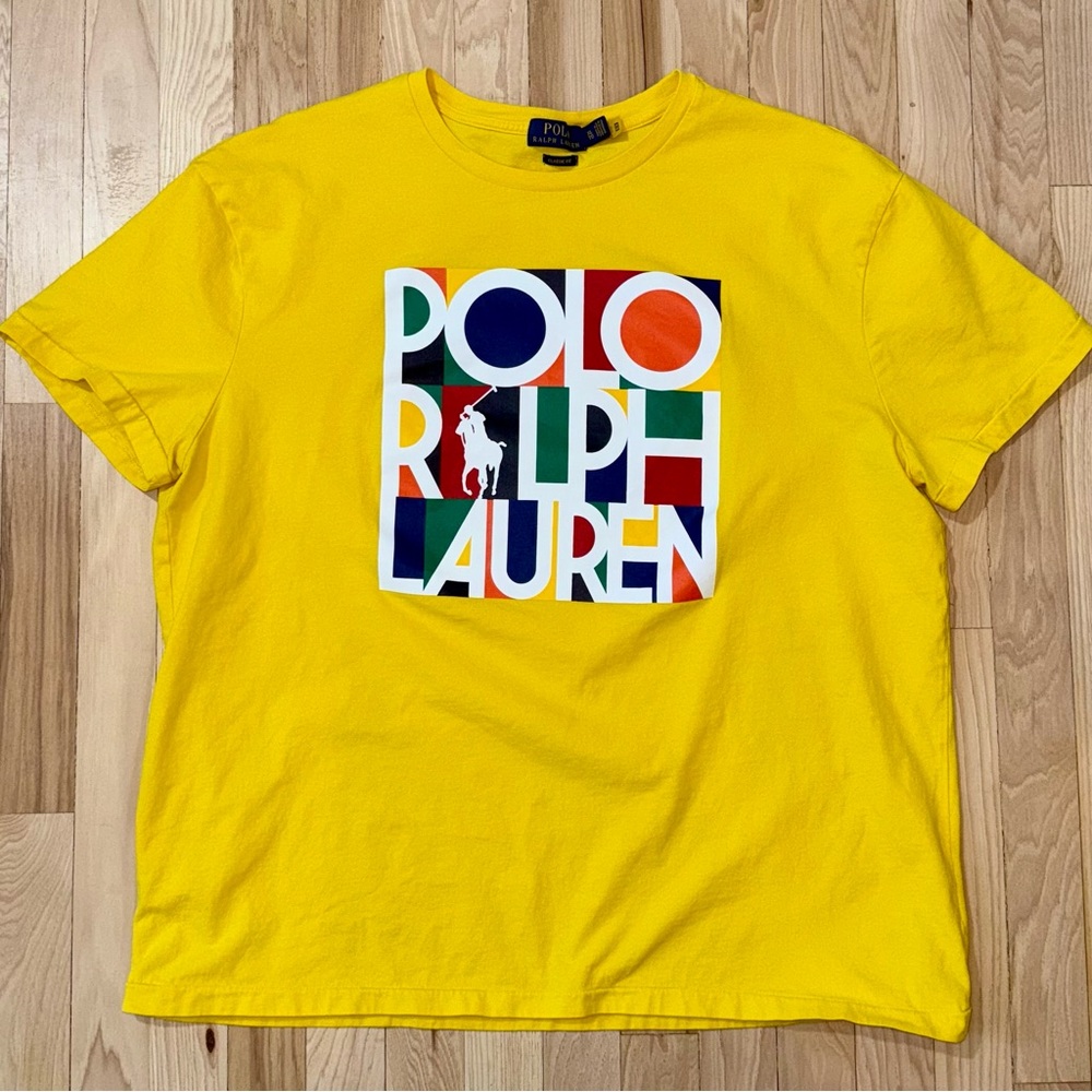 Polo Ralph Lauren Yellow Graphic T-Shirt